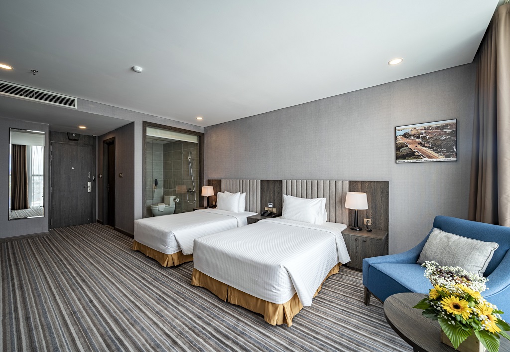 Phòng 2 giường đơn Khách sạn mường thanh luxury sài gòn